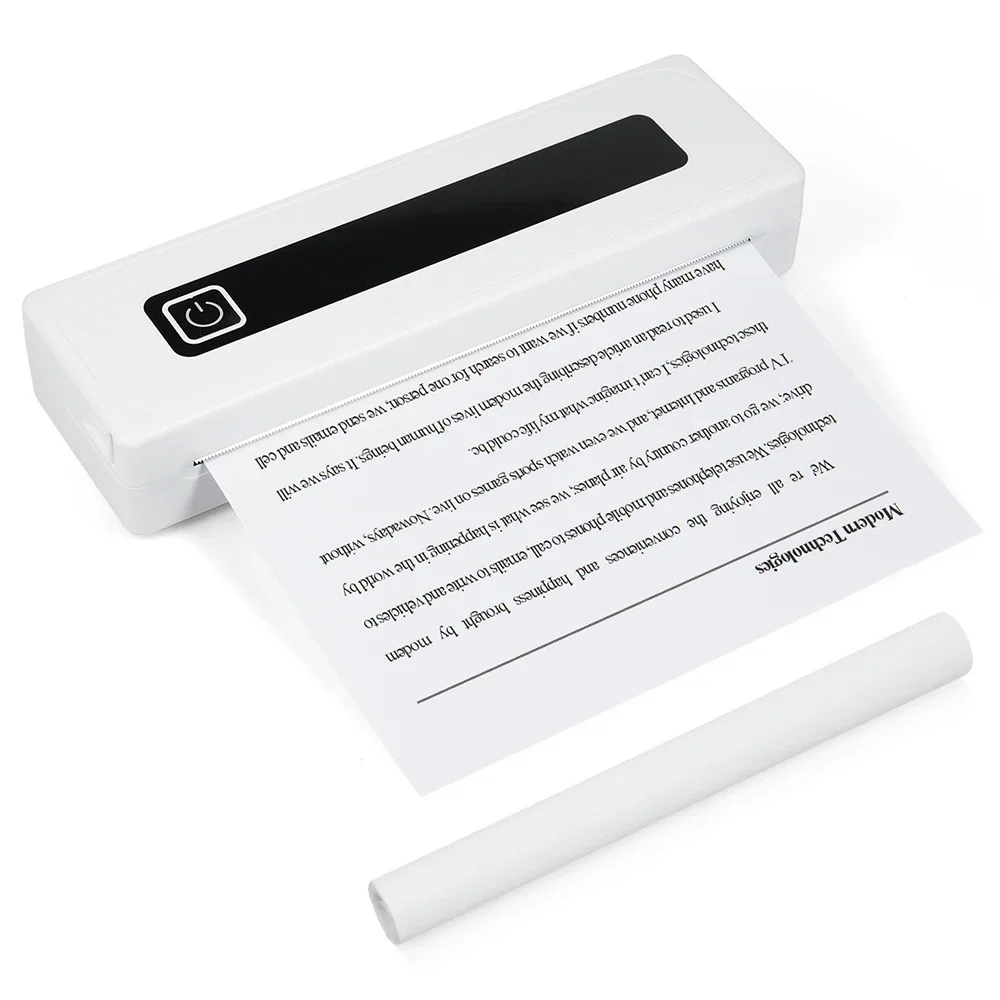 

Printer Thermal Paper Printing for Travel Mobile Photo Printer Wireless BT Connect Compatible with iOS and Android