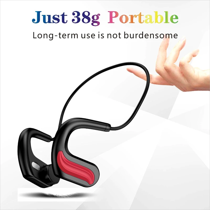 

Portable Stereo Surround Sound Wireless Bluetooth Bone Conduction Waterproof IP68 Swimming High Fidelity Sound Quality Headphone