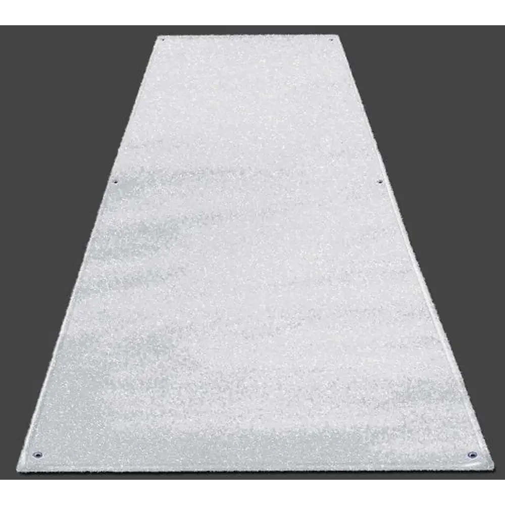 Synthetic Turf Aisle Runner White 4ft x 40ft – Outdoor Wedding Rug Lightweight UV-Protected