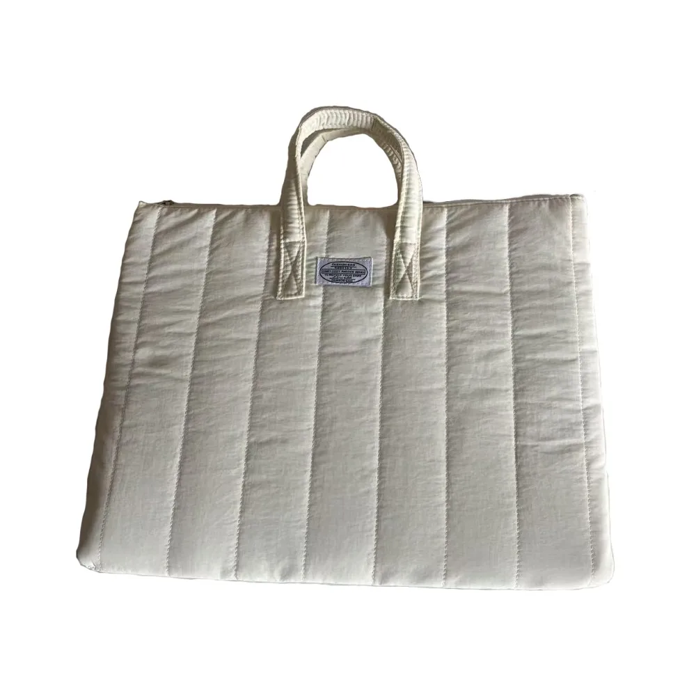 

Stylish Shockproof Laptop Handbag Large Capacity 13/14inch Tablet Bag Solid Color Breathable Laptop Sleeve Business Trip