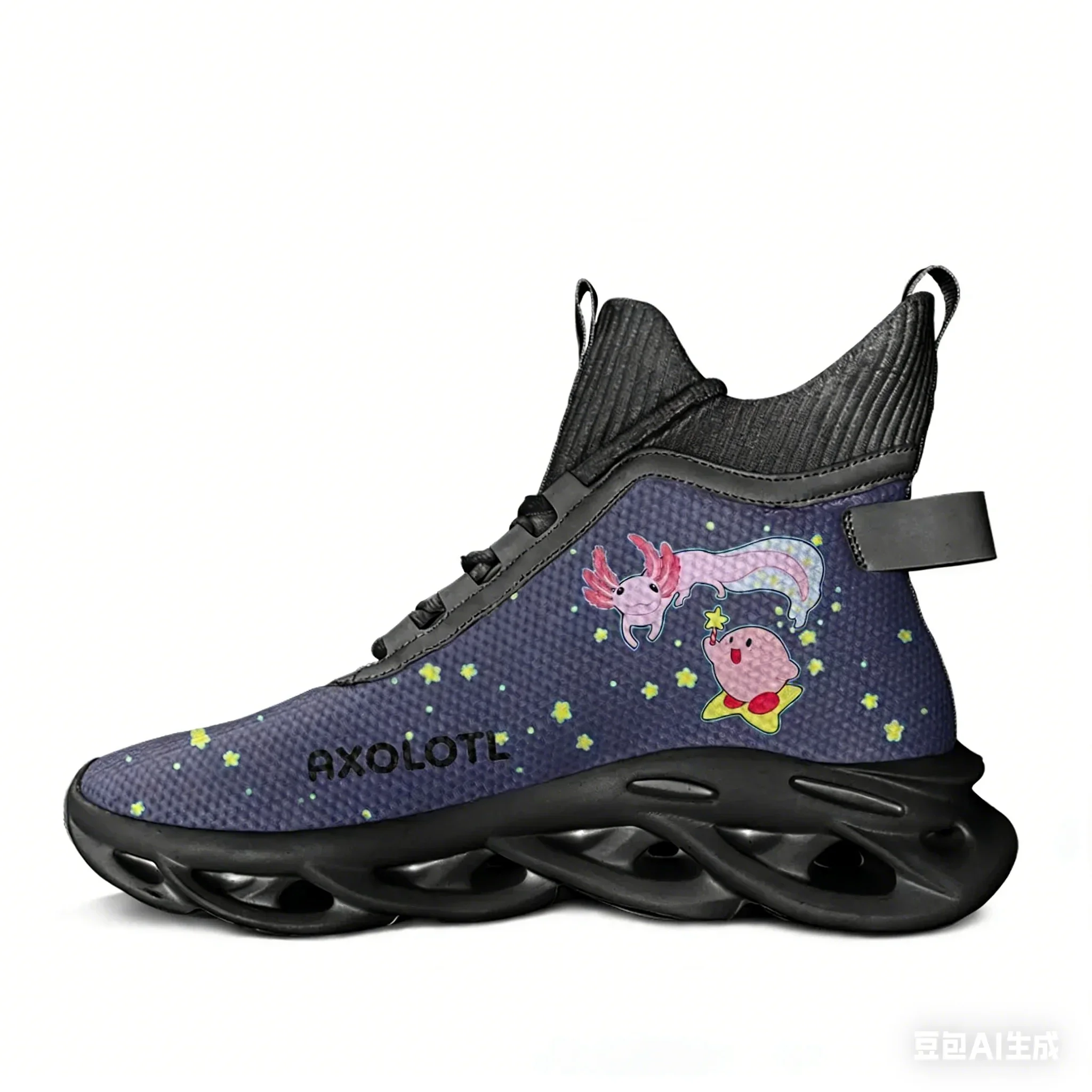 

Axolotl High Top Flats Sneakers Mens Womens Sports Shoe High Quality Fashion Sneaker Lace Up Mesh Footwear Custom Made Shoes