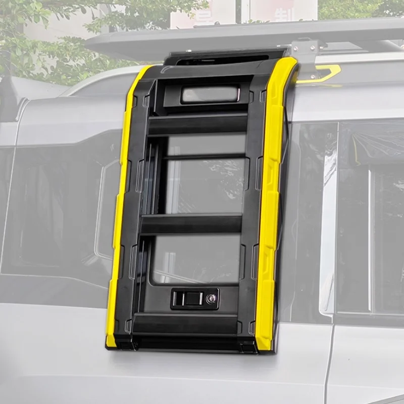 

Новый дизайн, обновленная алюминиевая телескопическая лестница для ползания в механическом стиле, складная боковая лестница для Jetour T2 Traveler 2025, аксессуары