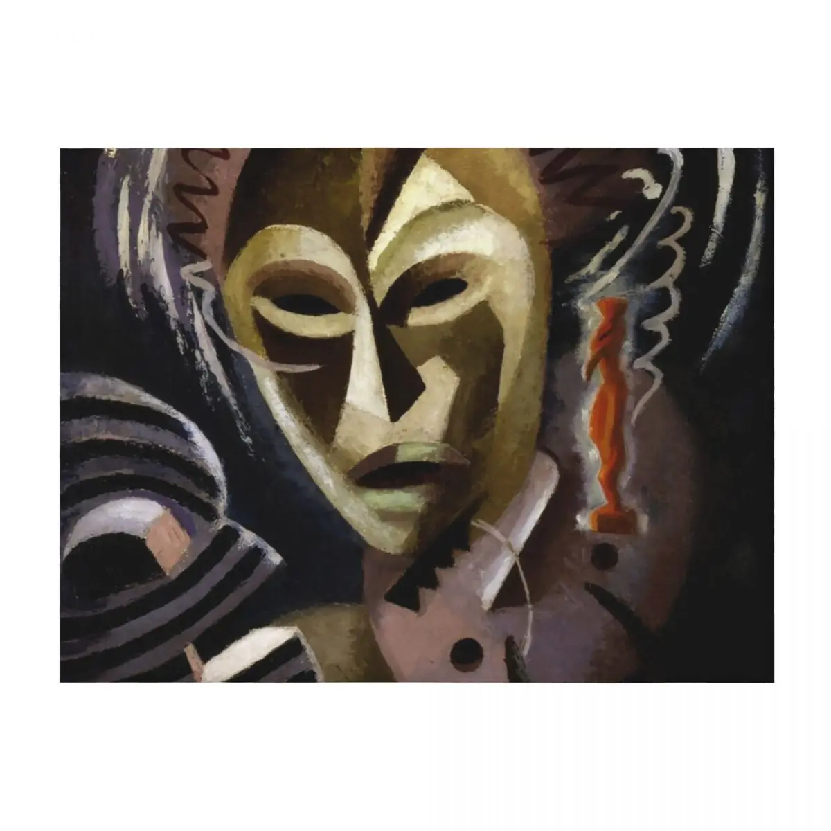 

Les Fétiches - Los Mailou Jones Throw Blanket Luxury Thicken Extra Large Throw christmas decoration wednesday Blankets
