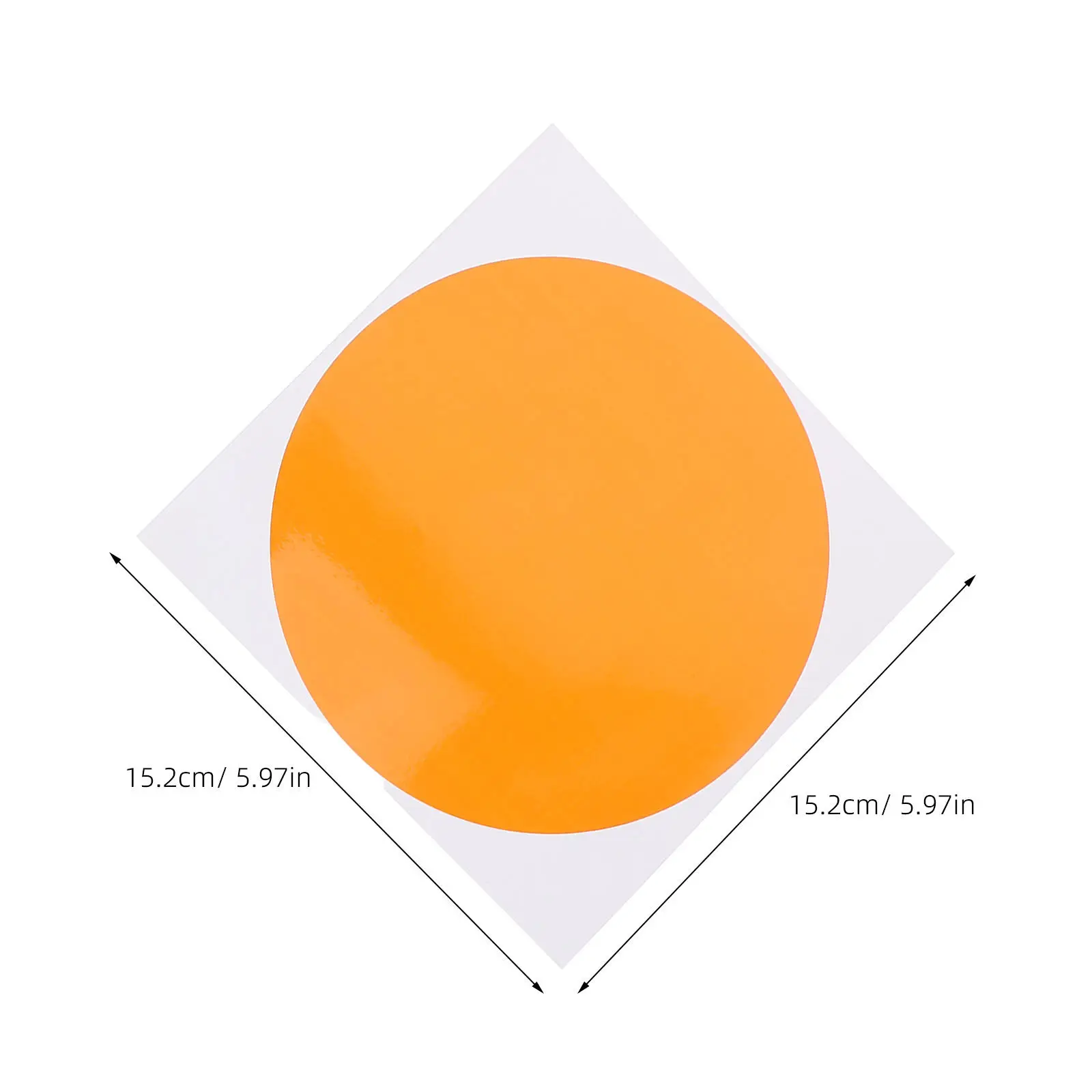 60Pcs Waterproof Round Writable Sticker Labels 6 Inch Carpet Spot Markers Classroom Floor Dots Teacher Supplies Floor Marking