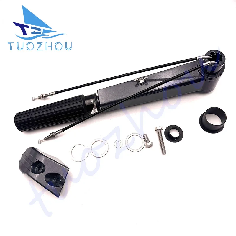 

6B4-42111-00-4D ручка дроссельной заслонки в сборе с кабиной для подвесного мотора Yamaha 2-тактный 9,9 л.с. 15 л.с. 6B3 6B4-W0084 6B442111