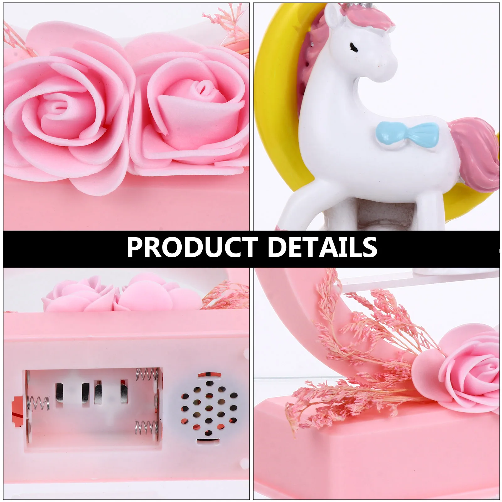 

1pc Creative Music Bell Night Lamp Premium Resin Design Decorative Bedroom Lamp for Kids Room Home Decoration Romantic