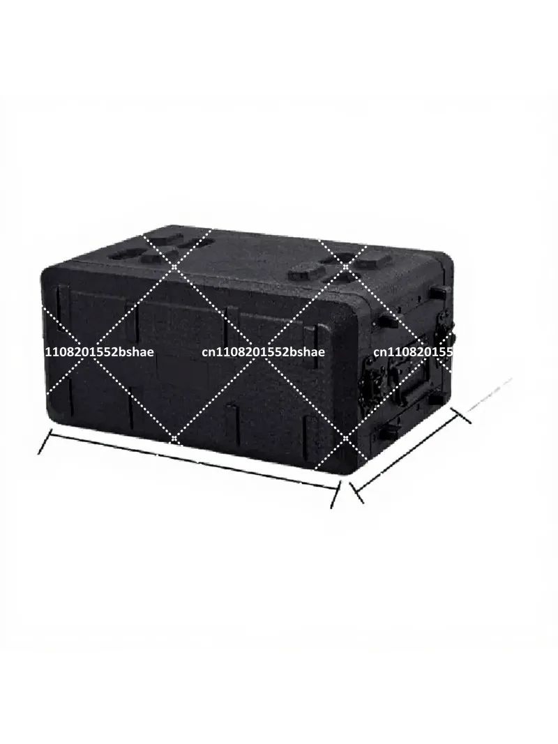 Portable Stage Audio Equipment Flight Case - 2U 4U 6U Plastic Cabinet for Microphone Amplifier Receiver