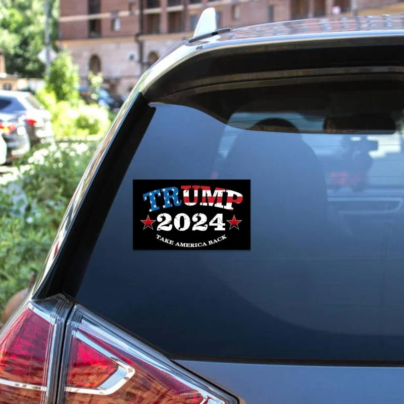 2024 Trump Stickers Presidential Election Vinyl Stickers Custom Donald J. Bumper Decal for Car Window Auto Body Styling