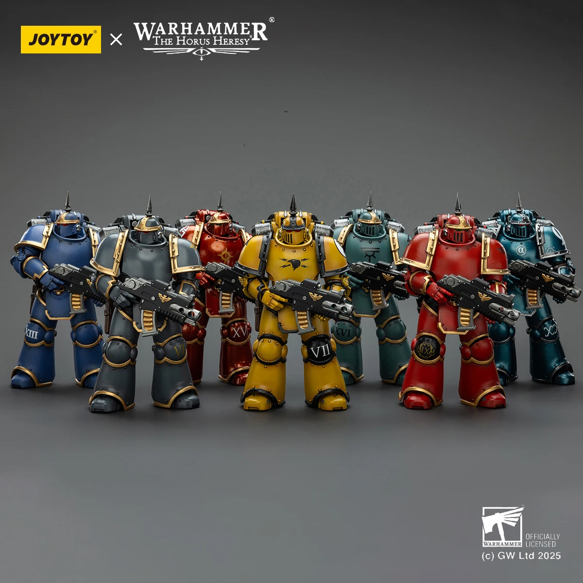 JOYTOY Warhammer 30K Action Figure 1/18 MK lll Tattico Legionario Sangue Angeli Ultramarines Comune Mobile Figurine Modello Giocattoli