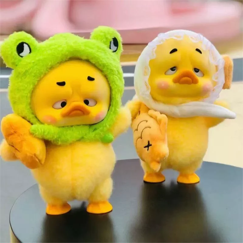 Authentic Spot Upsetduck Annoying Duck At Work Annoying Duck Blind Box Toy Figurine For Women'S Birthday Gift Decoration