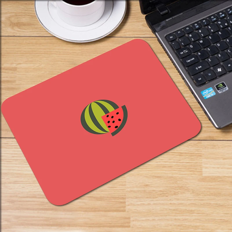 Watermelon Anti-Slip Thickened Mouse Pad Gaming Keyboard Table Mat Office Supplies Room Decor Desktop Mat