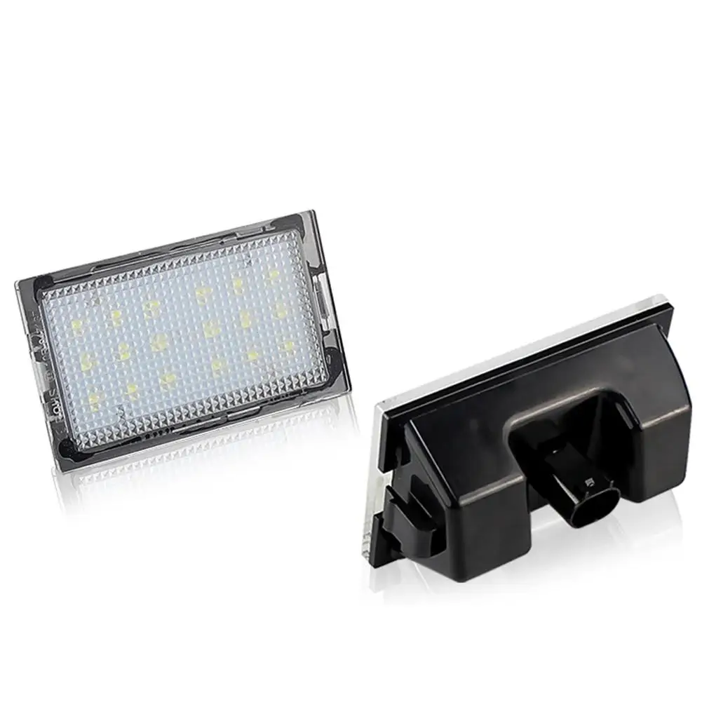 2Pcs  LED License Plate Lights For Land Range Rover L320 Discovery 3 4 LR3 LR4 Freelander LR2 Number Plate Lamps