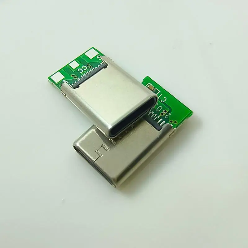 2/10 Sets 3Pin Male Type C Laptop Connector 3Solder Joint CC Pin CTOC5 With Capacitor Notebook Adapter PD 3Wire Charging Head