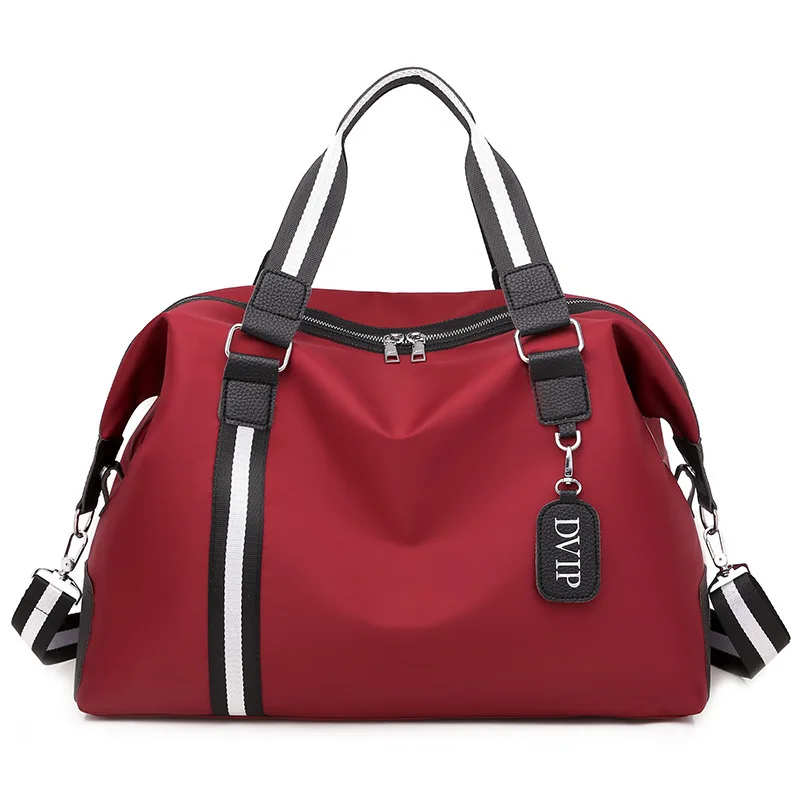 Bolso de hombro deportivo portátil para mujer, bolsa de viaje plegable para Fitness, bolsa de equipaje individual de negocios, bolsa de almacenamiento de viaje