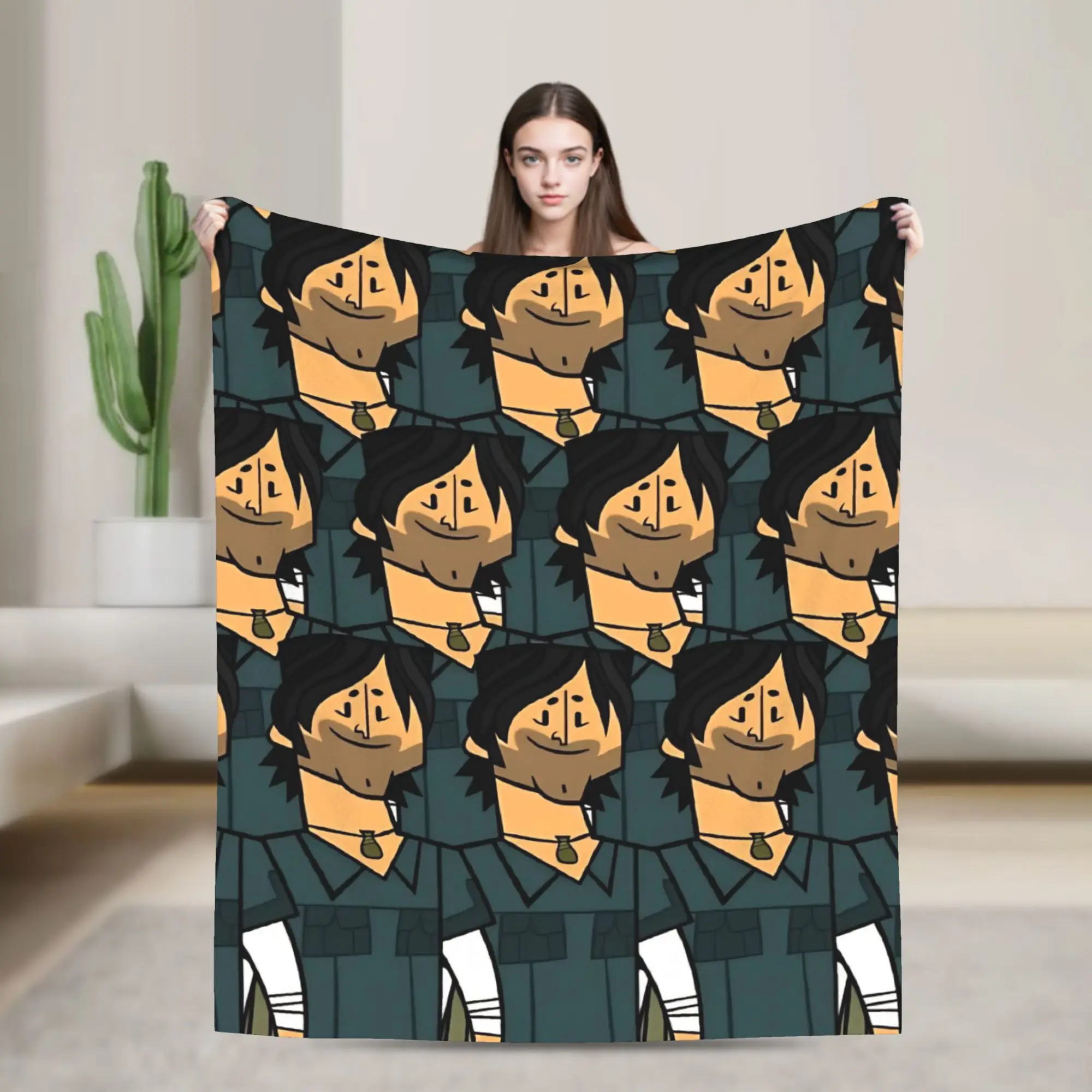 Totals Dramas Chris McLean Blanket Flannel Spring Autumn  Portable Lightweight Thin Throw Blanket for Bedding Office Bedspread