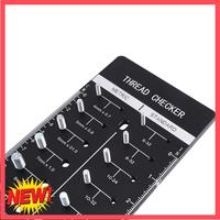 B17C 34 Nut And Bolt Thread Checker, Bolt Size And Thread Gauge Standard And Metric With 19 Standard & 15 Metric Bolt