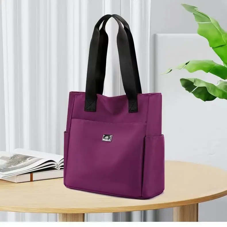 

Модная женская сумка из оксфордской ткани, новая водонепроницаемая сумка-тоут, вместительная сумка для мамы, сумка на одно плечо для использования на улице