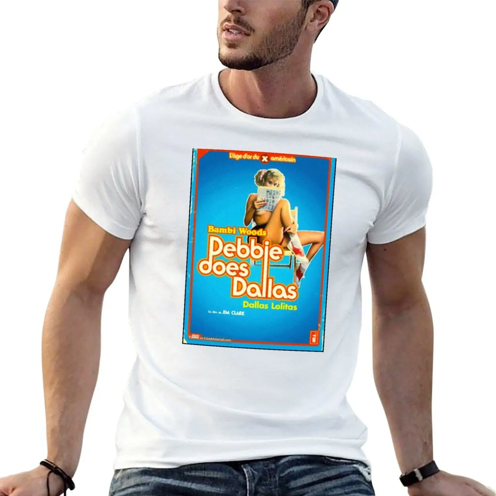 Debbie does Dallas Poster T-Shirt vintage clothes graphics mens white t shirts