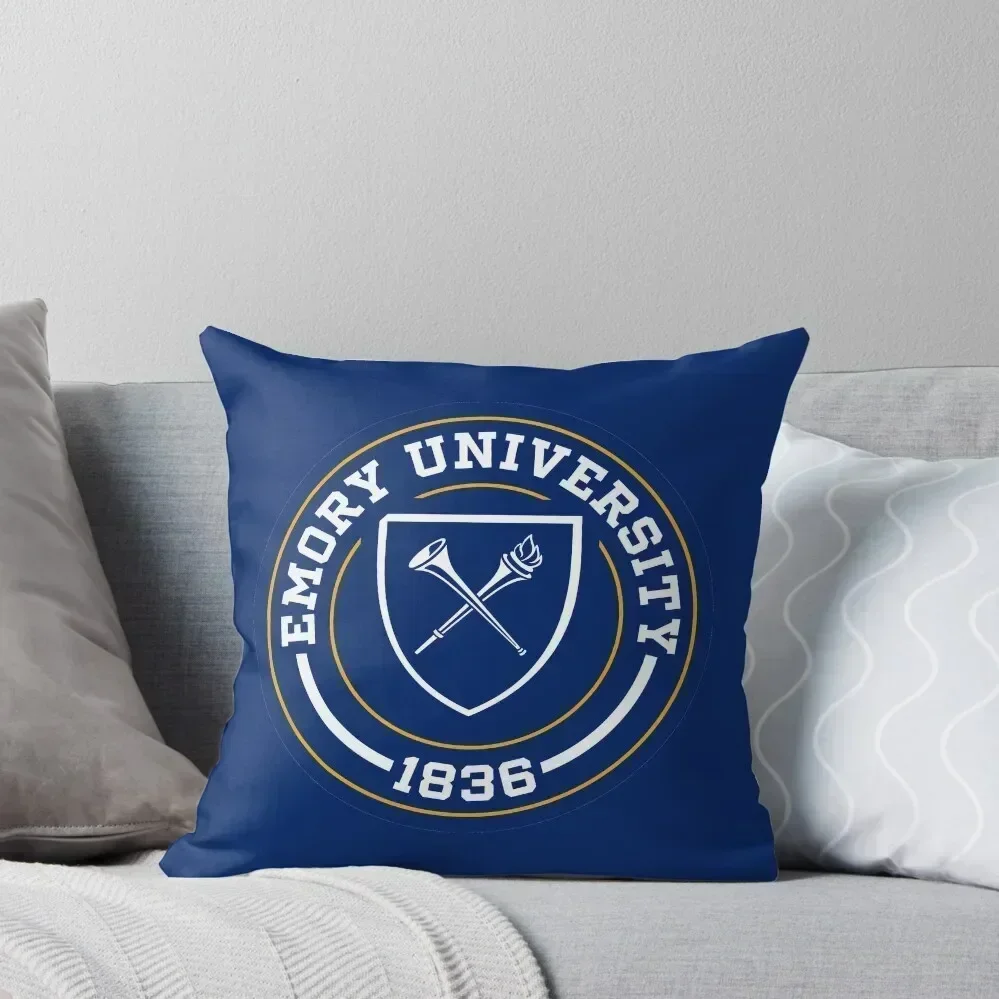 

Emory University Circle Throw Pillow Christmas Covers Pillowcase Cushion ornamental pillows pillow