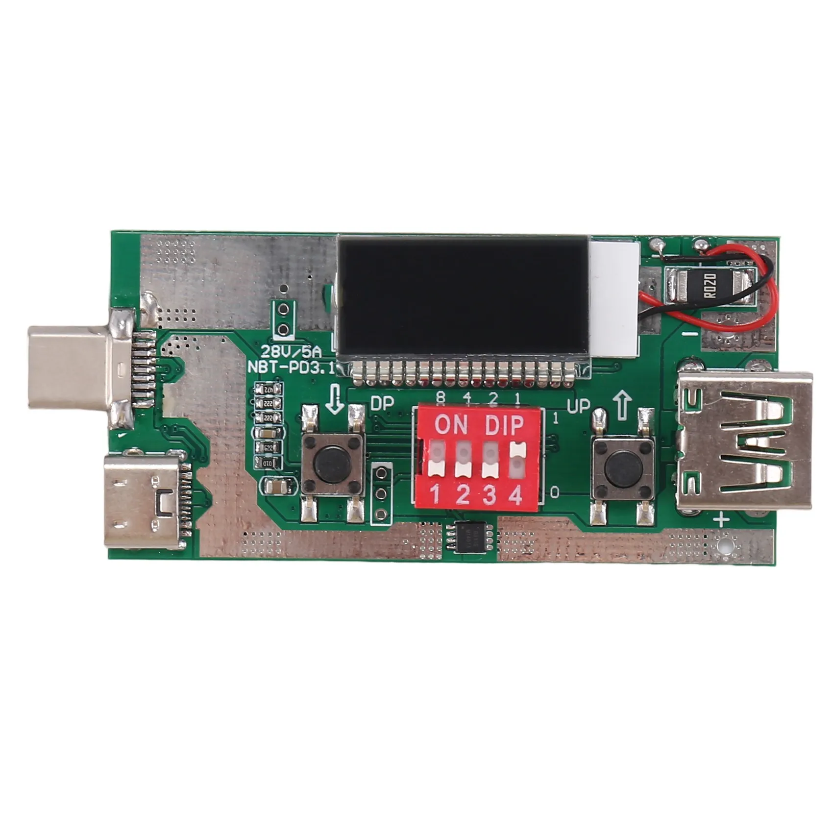 Tester USB di tipo C misuratore di tensione di corrente multifunzione PD3.1 Tester di protocollo di ricarica rapida amperometro Monitor digitale