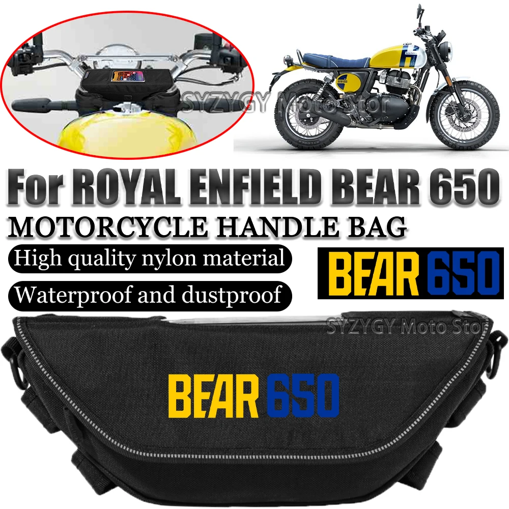 

For Royal Enfield Bear 650 Motorcycle handlebar bag rider bag waterproof and dustproof motorcycle bag riding bag