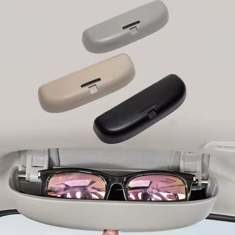 Car Sunglasses Holder Sun Glasses Box Eyeglasses Case for BMW X1 F48 X3 F25 X5 G05 F10 F11 F20 I3 Accessories