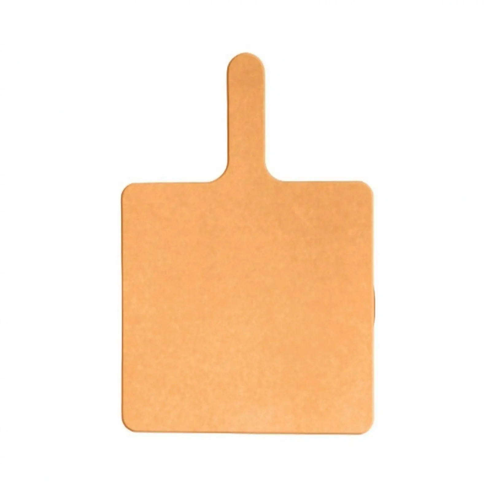 Square Wooden Pizza Serving and Cutting Board with Integrated Handle Versatile Reversible Pizza Board with Handle
