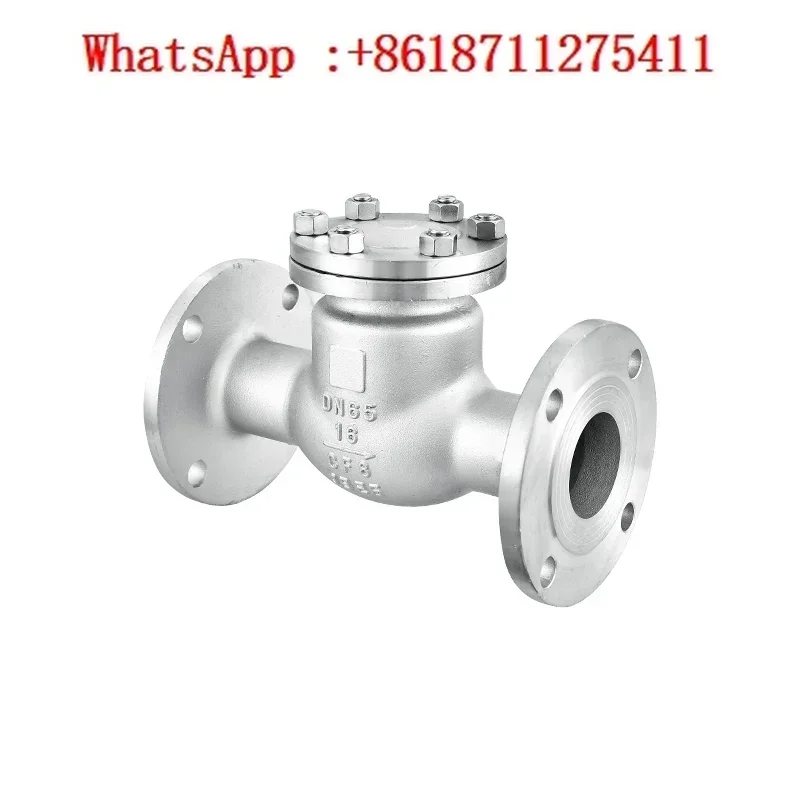 

304/316LH44W-16P stainless steel flange check valve swing swing horizontal check valve check valve dn65