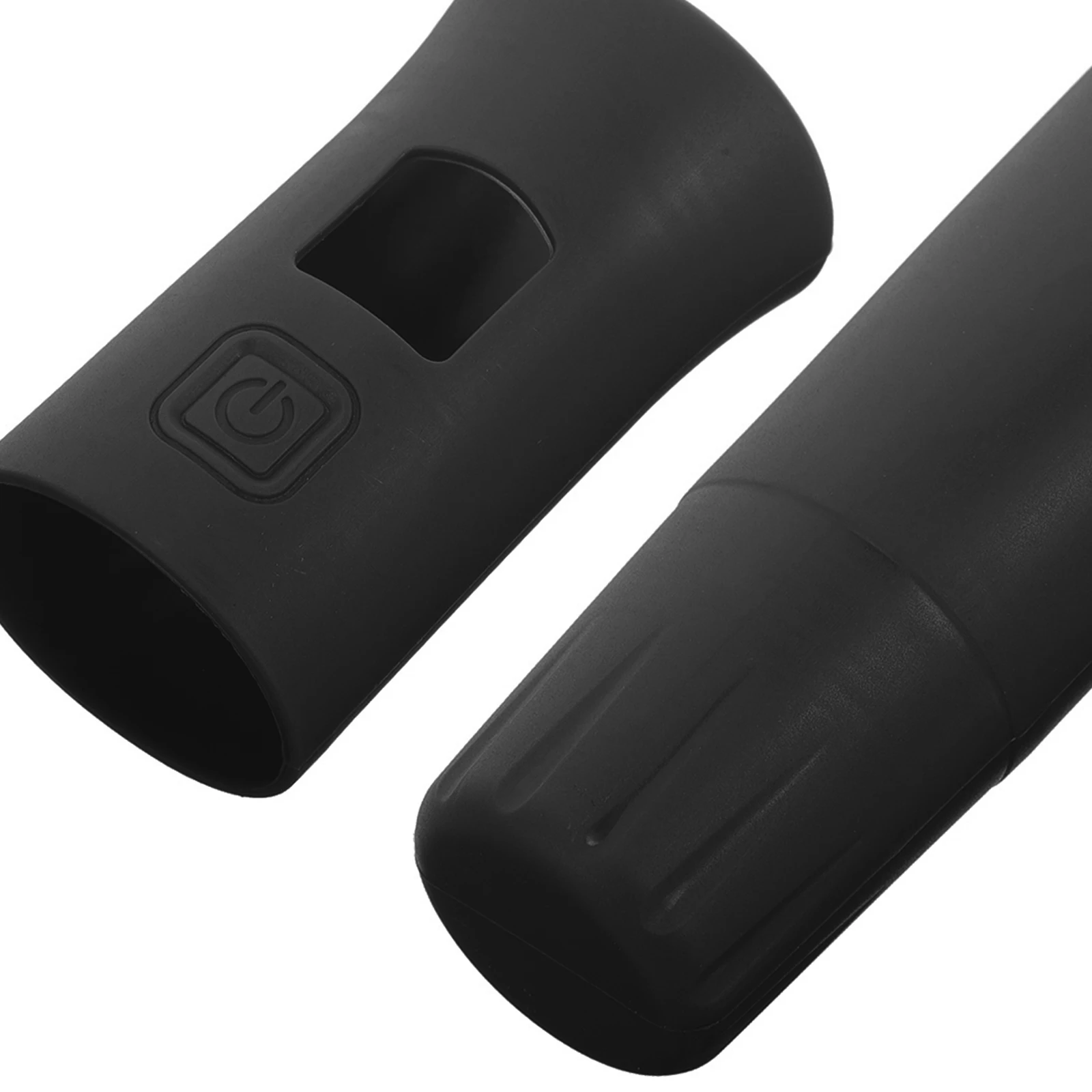 

Wireless Microphone Protective Case Black Soft Silicone Cover Replacement Handle Sleeve for S320 F320 KTV Stage Conference News