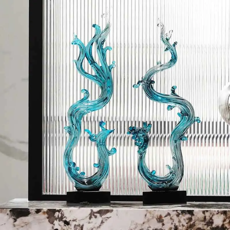 

Transparent Resin Sculpture, Luxury Artworks Ornaments, Living Room Office Desktop Decoration, Creative Craft Statues, Gifts