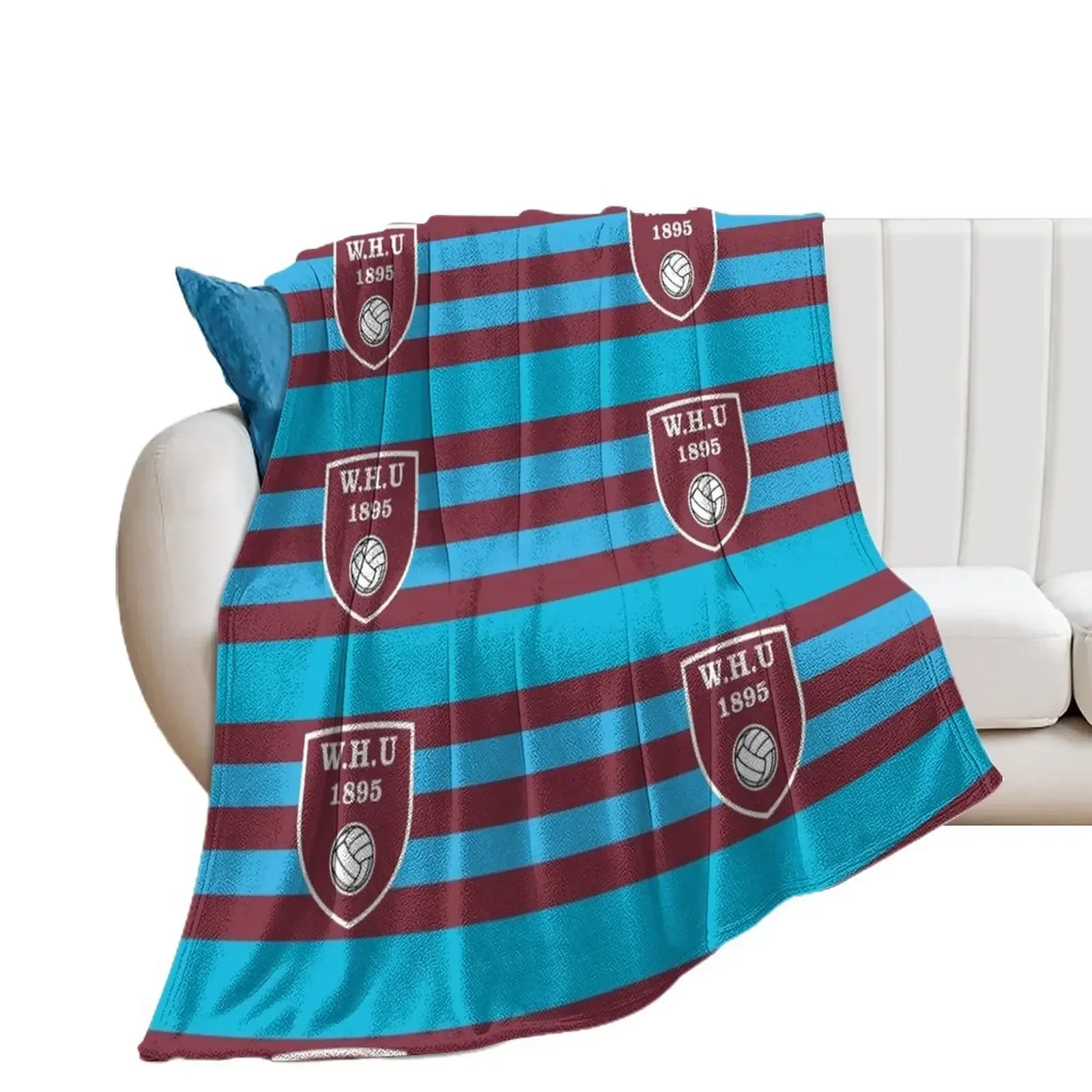 

WHU long flag Throw Blanket For Sofa Thin Softest Decoratives Luxury St Blankets