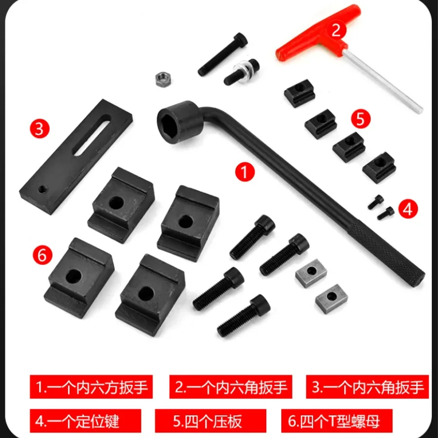 Precision combination flat pliers CNC machining center GT100 milling machine special 4-inch 5-inch fast action table vise