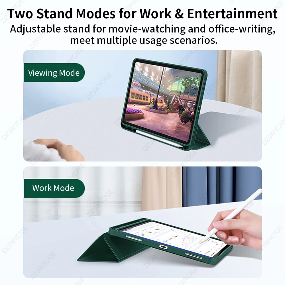 Für iPad 10. 11. A16 Mini 6 7 Pro 11 13 M4 M5 Air 11 M2/M3 Für Air 5/6/7/8 10.9 10.2 9.7 Shockpro Hülle mit seitlichem Stifthalter – Detail 7