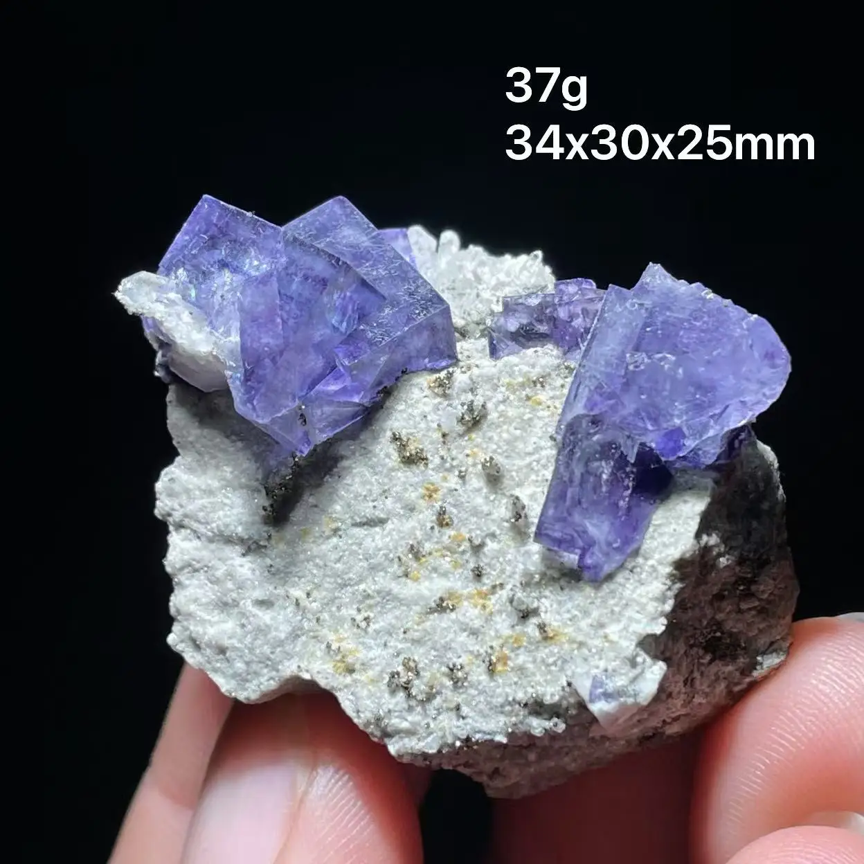 100% natural fluorite, quartz, pyrite, mica mineral specimens from Yaogangxian