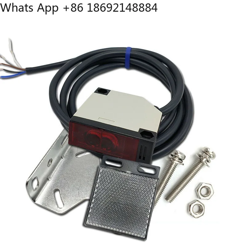 With reflector photoelectric switch specular reflection infrared sensor AC and DC universal sensor