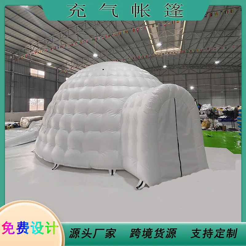 Customized cross-border export PVC outdoor inflatable tents, large-scale exhibition advertising activities house inflatable squa