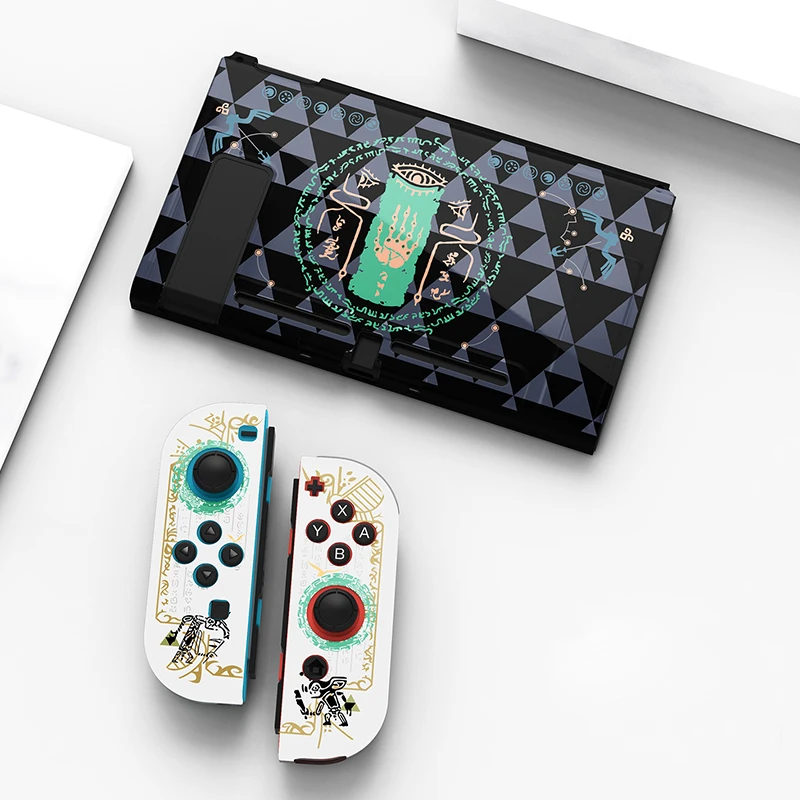 for Zelda Protective Case for Nintendo Switch OLED/Switch Console and Joy-Con Shock-Absorption and Anti-Scratch Hard PC Cover