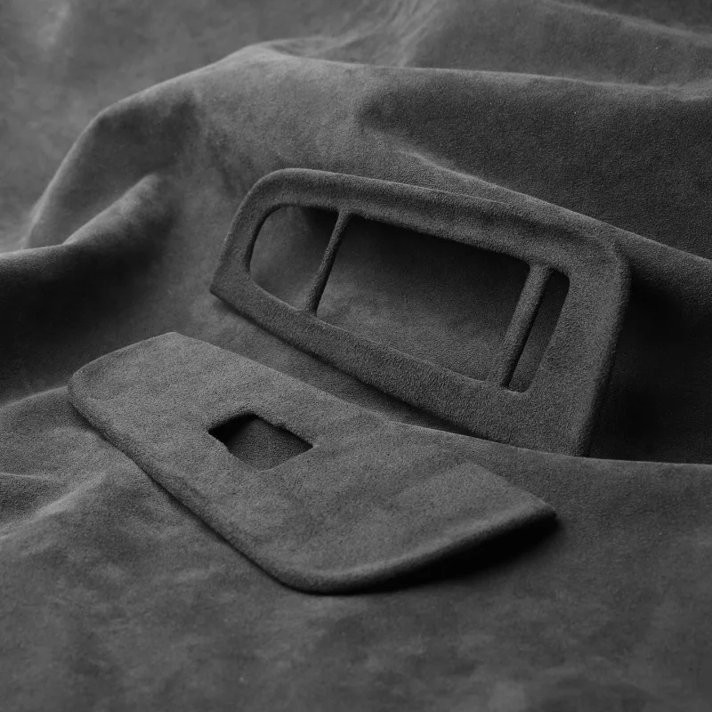 For BYD Xia M9 ABS High end suede Central console panel modification armrest box protective cover glass lifting protective frame