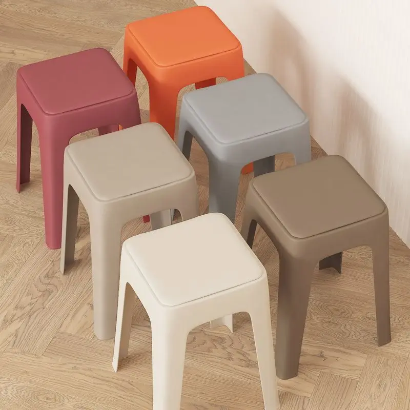 

Stool, Stacked, Household, Thickened, Non-slip, Plastic, Living Room, Modern, Minimalist