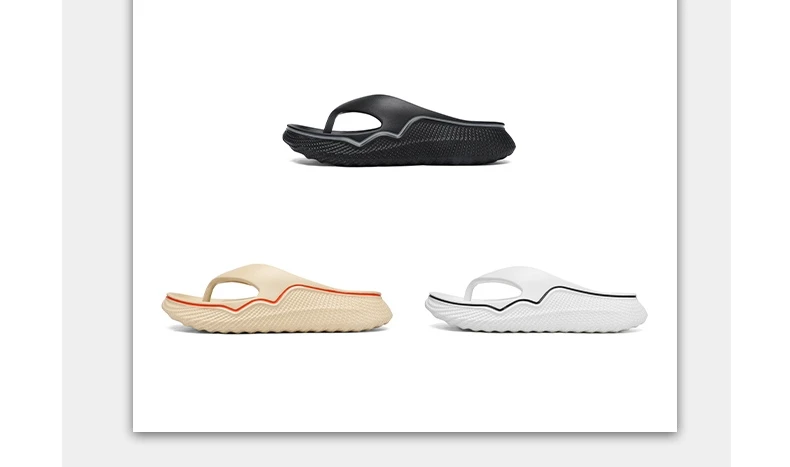 Sommer-Herren-Hausschuhe, weiche Flip-Flops für drinnen und draußen, bequeme Slides, Freizeitschuhe, Herren-Strandsandalen, Herren-Hausschuhe – Detail 3