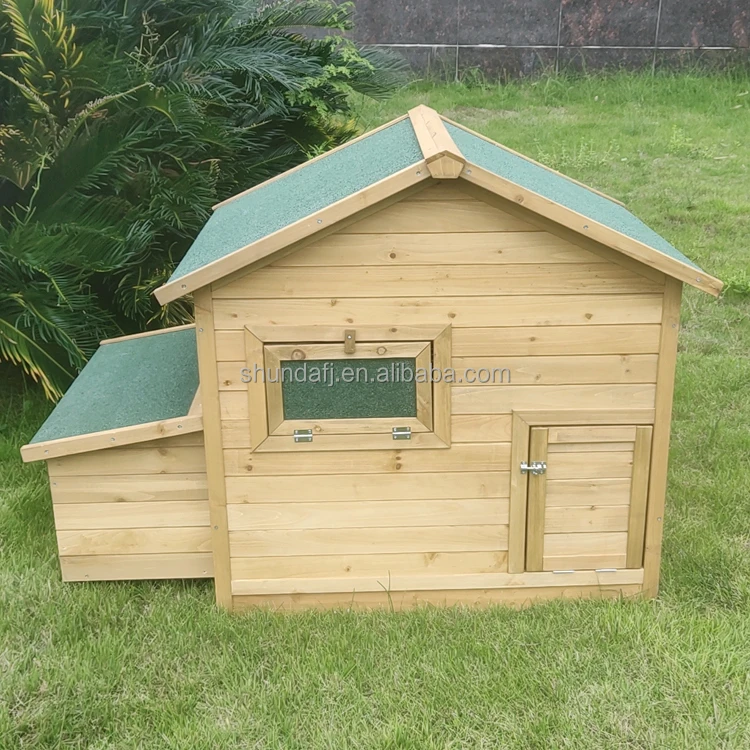 

Custom SDC006 Eco-Friendly Modern Fir Wooden Chicken Coop Outdoor/Indoor Portable And Detachable Pet Furniture House Easy To Cle