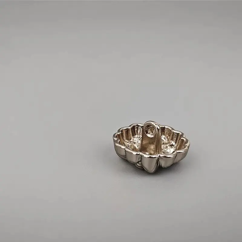10 Stück Metallknöpfe für Kleidung, Nähknöpfe, DIY Herren- und Damenbekleidung, Nähen, Dekoration, Zubehör, Gold- und Silberknöpfe – Detail 3