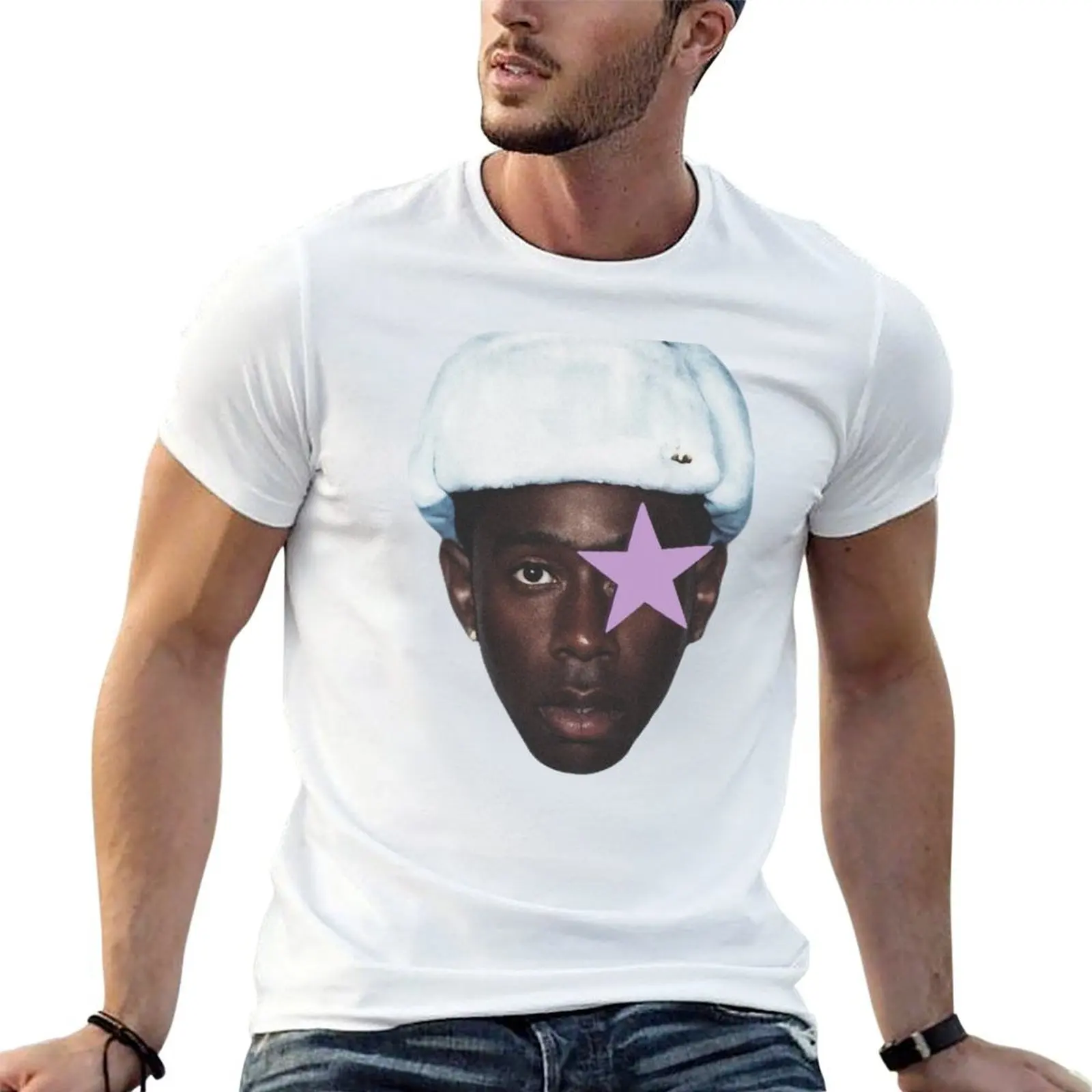 Tyler Star T-Shirt man t shirt summer t shirts for man graphic funny printed t shirts for man T-shirt
