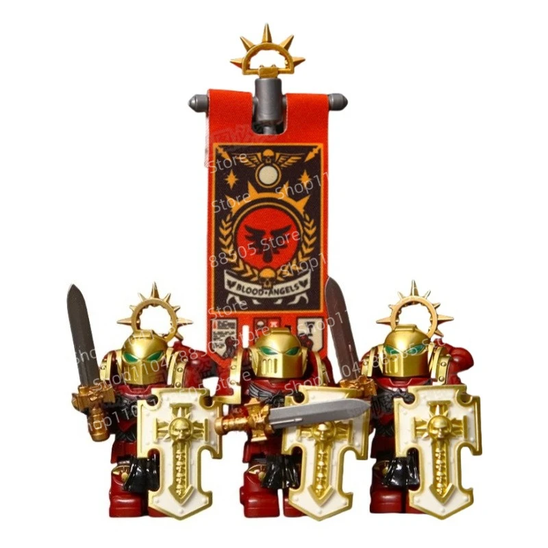 MOC サードパーティ騎士 40 戦士軍団剣ガード退役軍人ダークアーミー人形玩具玩具ギフト装飾品