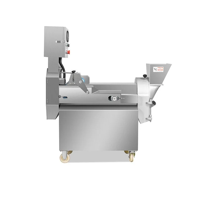 

Commercial multi-functional vegetable cutter, stainless steel vegetable fruit and herbal slicer, one multi-purpose double-head