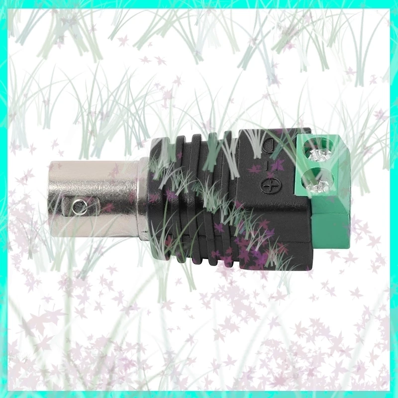 1/2/5/10pcs Coax Cat5 BNC Female Connectors Plug Adapter BNC Plug UTP Video Balun Connector for cable CCTV Camera E3