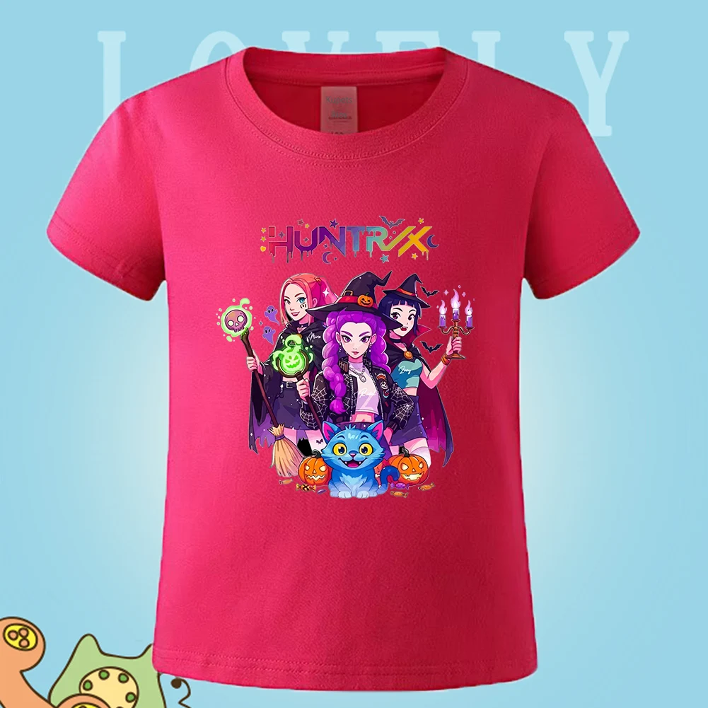 kpop-demon-hunter-huntrix-camiseta-criancas-camisetas-kpop-meninas-roupas-para-a-menina-roupas-infantis-camiseta-para-um-menino-topos-cacadores