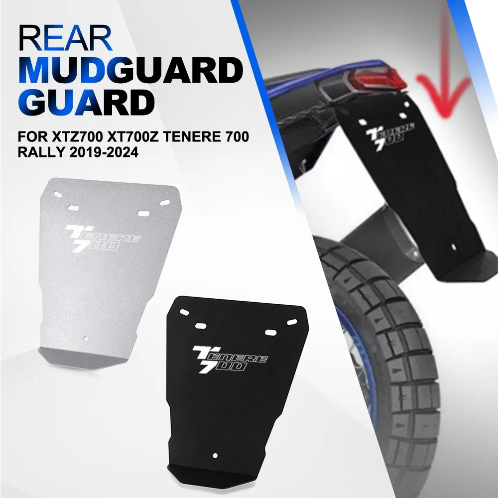 

For Yamaha XTZ700 XT700Z Tenere 700 CRF1100L Arrica Twin ADVENTURE Rear Fender Splash Guard Number License Plate Holder Mount