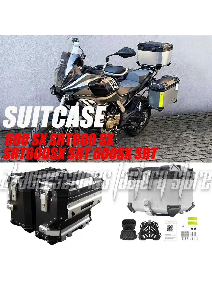 Nouvelle moto adaptée pour SRT600SX SRT 600SX SRT 600 SX SRT6 sac à bagages latéral de coffre porte-bagages moto boîte supérieure valise h
