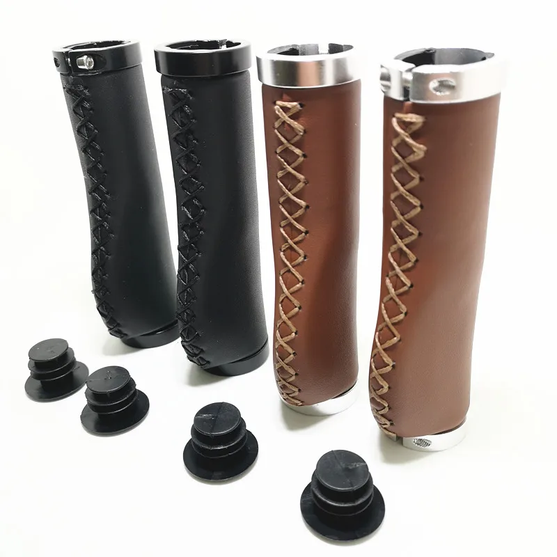 

G40 Ретро велосипедные кожаные ручки набор ручек Dead Fly горный велосипед удобный чехол на руль из искусственного материала повседневный